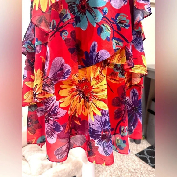 NWT Milly Lexi Wildflower Dress Mini Floral Size 2 - Picture 10 of 12